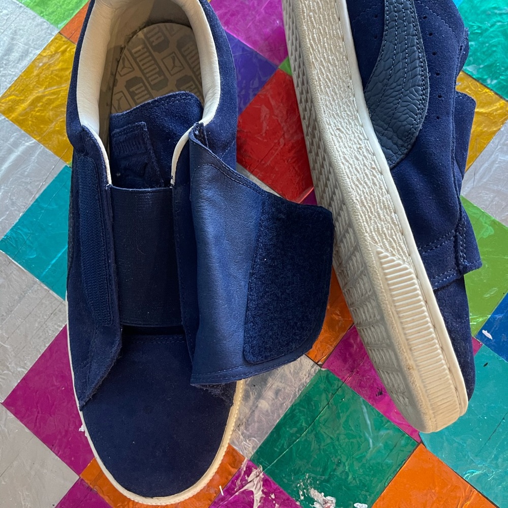 Puma Suede No Tie Velcro Flap / Men’s 12